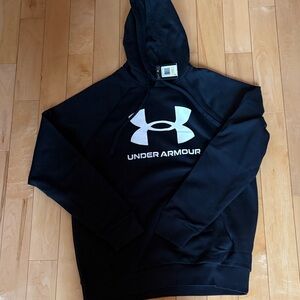 Under Armour Black Pullover with White Logo